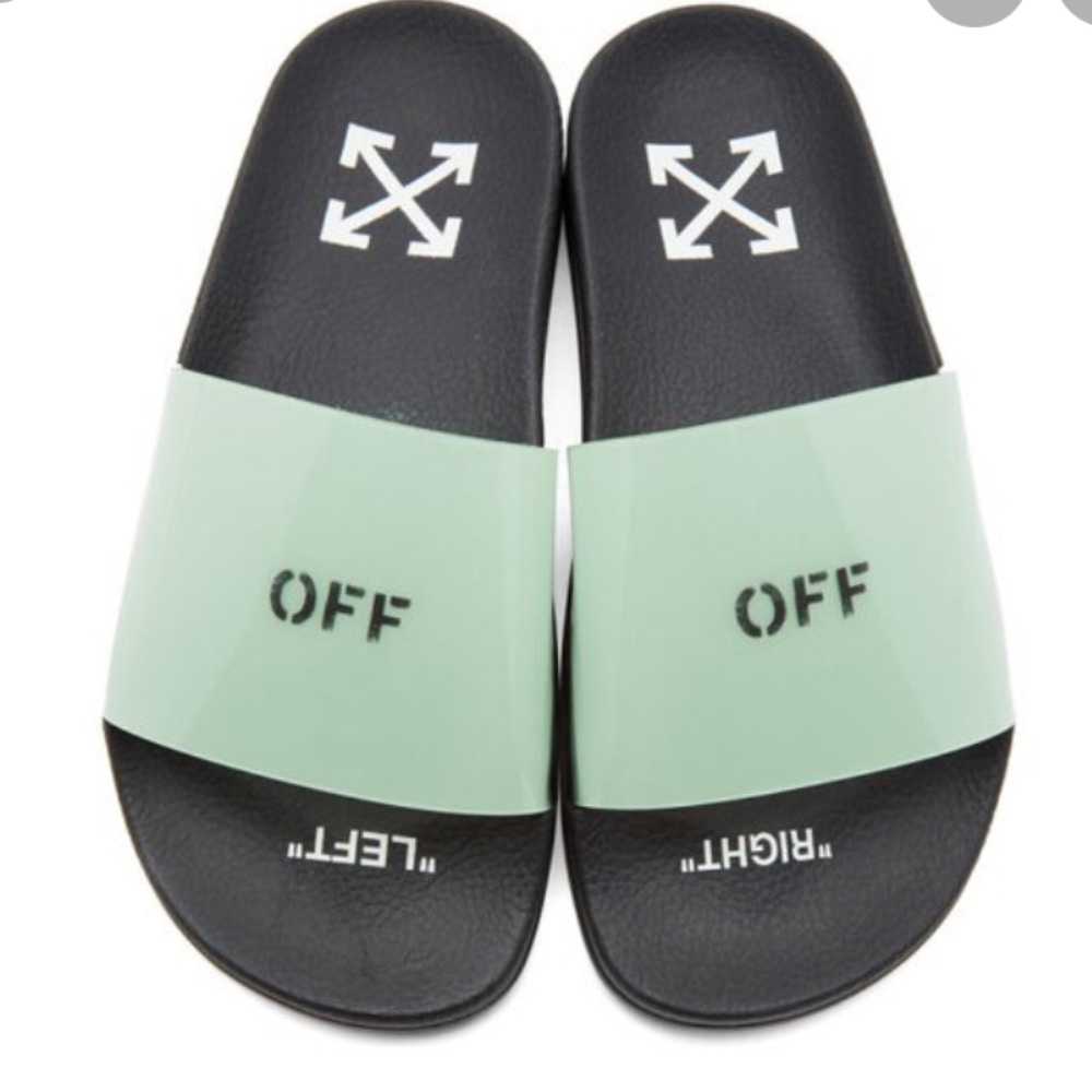 OFF-WHITE POOL SLIDES US WOMEN SZ 39